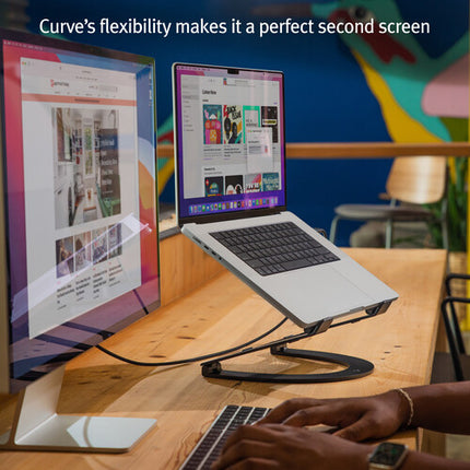 Twelve South Curve Flex Soporte para Laptop Ajustable Hasta 9 6 Pulgadas con Estuche de Viaje
