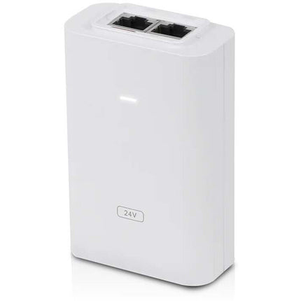 Ubiquiti POE-24-24W-G-WH Inyector PoE 24VDC 24W Blanco con Cable de Alimentación