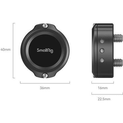 SmallRig Soporte para Apple AirTag con Doble Montura 1/4"-20 y Almohadilla EVA