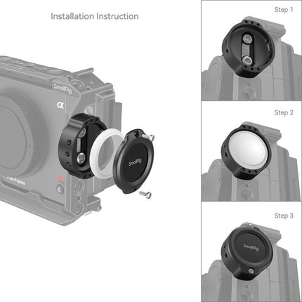 SmallRig Soporte para Apple AirTag con Doble Montura 1/4"-20 y Almohadilla EVA
