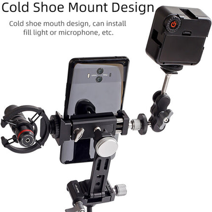 XILETU Soporte para Smartphone 360° Rotación Arca 2.4-3.9" Negro