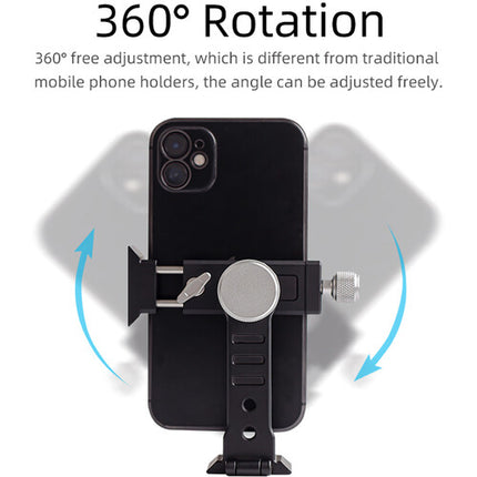 XILETU Soporte para Smartphone 360° Rotación Arca 2.4-3.9" Negro