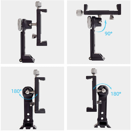 XILETU Soporte para Smartphone 360° Rotación Arca 2.4-3.9" Negro