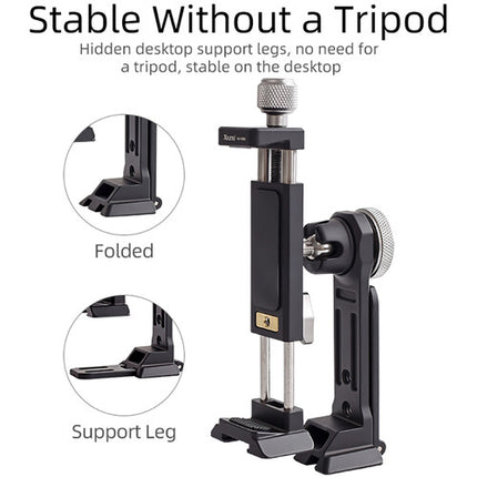 XILETU Soporte para Smartphone 360° Rotación Arca 2.4-3.9" Negro