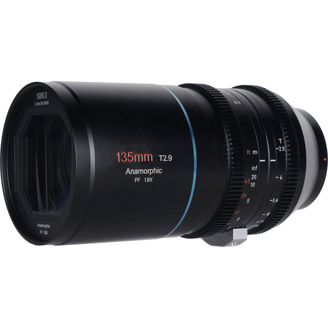 Sirui 135mm T2.9 Objetivo Anamórfico Full-Frame Monte Leica L con Bokeh Ovalado y Efectos Blue Streak