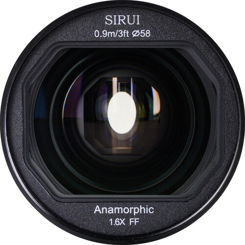 Sirui Saturn 35mm T2.9 Lente Anamórfica Full-Frame Carbono 82mm Filtro