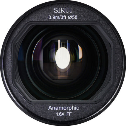 Sirui Saturn 35mm T2.9 Lente Anamórfica Full Frame Carbono 82mm Filtro