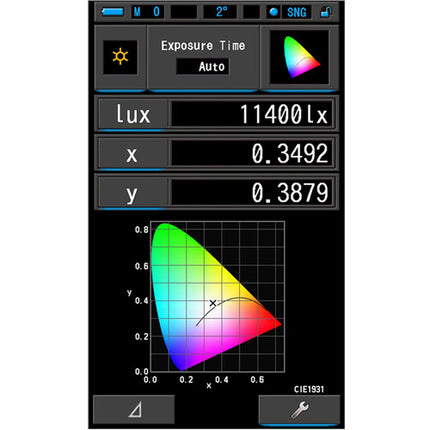 Sekonic C-7000 Medidor de Color Espectrómetro Kit con Estuche Resistente y Certificado de Calibración