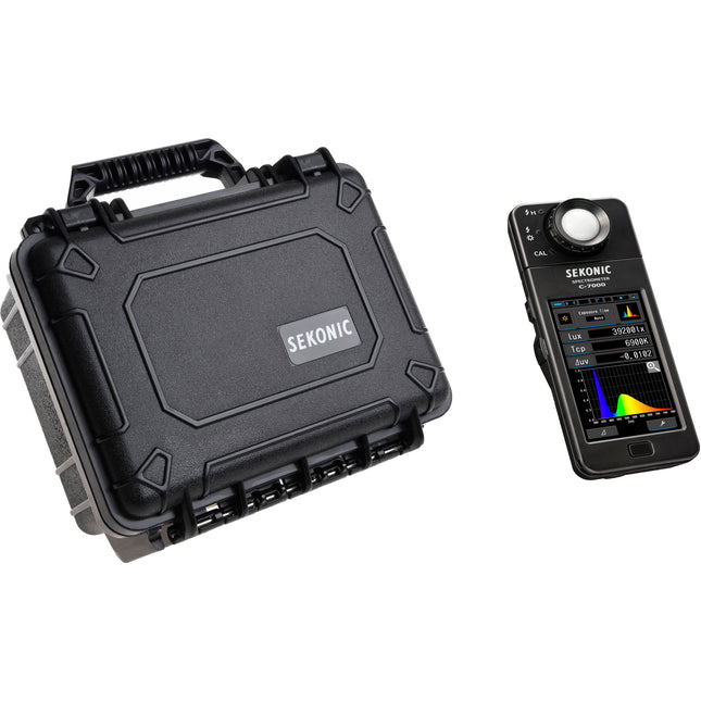 Sekonic C-7000 Medidor de Color Espectrómetro Kit con Estuche Resistente y Certificado de Calibración