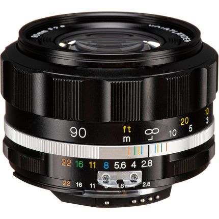 Voigtlander 90mm f/2.8 SLIIs Apo-Skopar objetivo manual para Nikon AIS F-Mount 52mm filtro