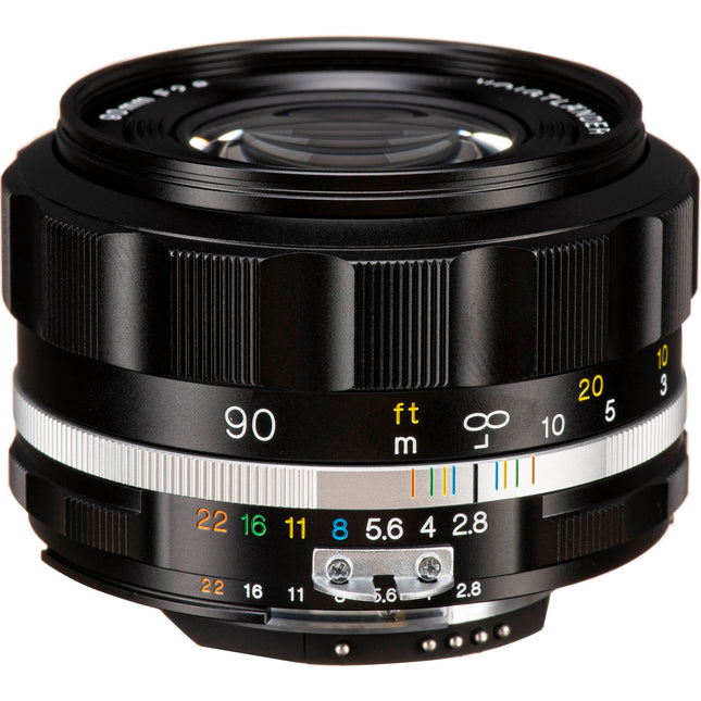 Voigtlander 90mm f/2.8 SLIIs Apo-Skopar objetivo manual para Nikon AIS F-Mount 52mm filtro