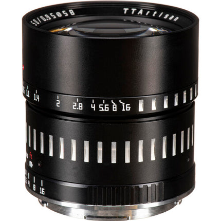 TTArtisan Objetivo 50mm f0.95 para Leica L Formato APS-C 75mm
