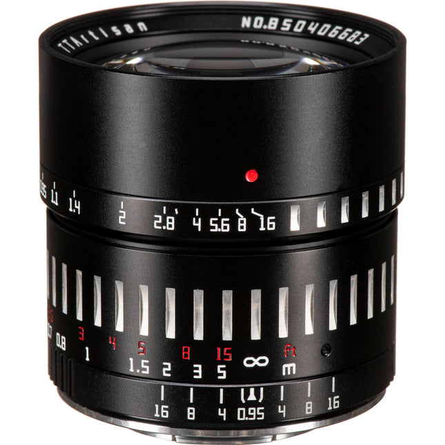 TTArtisan 50mm f0.95 Objetivo para Micro Cuatro Tercios Apertura f0.95-f16 Manual