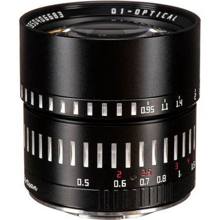 TTArtisan 50mm f0.95 Objetivo para Micro Cuatro Tercios Apertura f0.95-f16 Manual