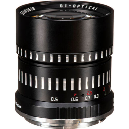 TTArtisan 50mm f0.95 lente manual para Nikon Z apertura f0.95 a f16 y diafragma 10 hojas