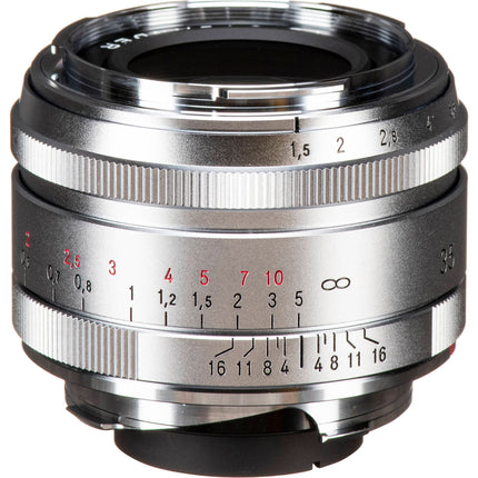 Voigtlander Nokton Vintage 35mm f1.5 Asférico VM Lente Plata Manual