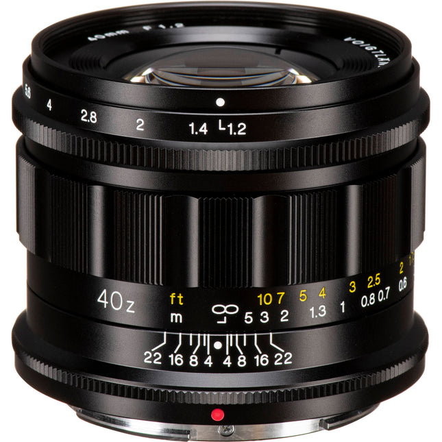Voigtlander NOKTON 40mm f/1.2 Objetivo Asférico para Nikon Z con Diafragma de 10 Lâminas y Distancia Mínima de Enfoque 30 cm