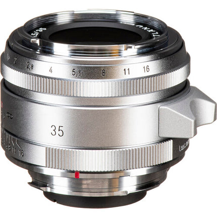 Voigtlander Nokton Vintage 35mm f1.5 Asférico VM Lente Plata Manual