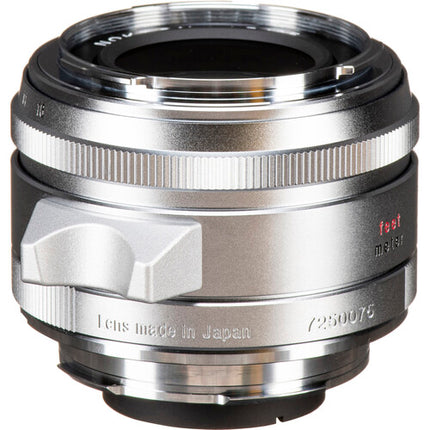 Voigtlander Nokton Vintage 35mm f1.5 Asférico VM Lente Plata Manual
