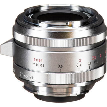Voigtlander Nokton Vintage 35mm f1.5 Asférico VM Lente Plata Manual