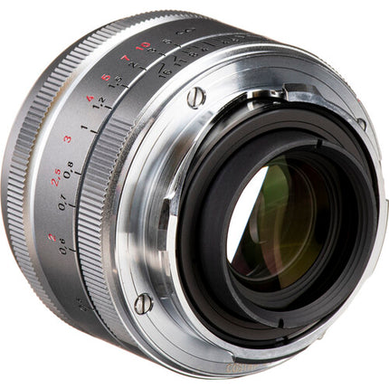 Voigtlander Nokton Vintage 35mm f1.5 Asférico VM Lente Plata Manual