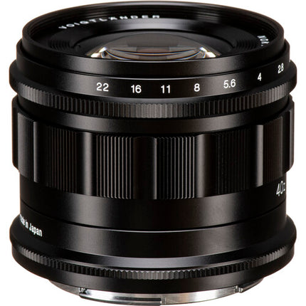 Voigtlander NOKTON 40mm f/1.2 Objetivo Asférico para Nikon Z con Diafragma de 10 Lâminas y Distancia Mínima de Enfoque 30 cm