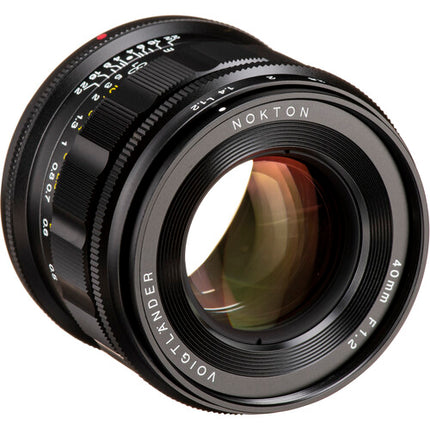 Voigtlander NOKTON 40mm f/1.2 Objetivo Asférico para Nikon Z con Diafragma de 10 Lâminas y Distancia Mínima de Enfoque 30 cm