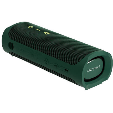 Creative Labs MUVO Go Altavoz Bluetooth Resistente al Agua IPX7 20W Verde Pine