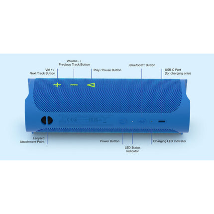 Creative Labs MUVO Go Altavoz Bluetooth Resistente al Agua IPX7 20W Verde Pine
