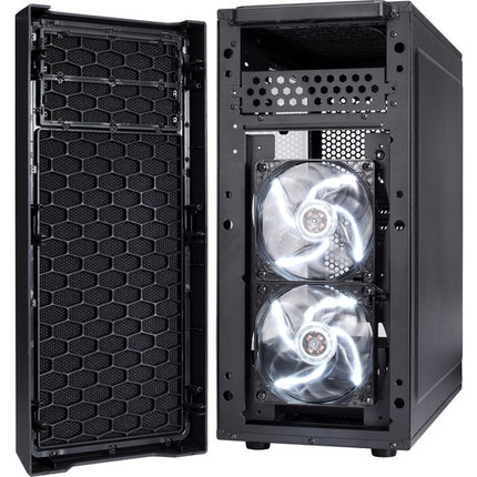 Fractal Design Focus G Caja Mid-Tower Negra con 2 Ventiladores 120mm y Soporte ATX Micro-ATX Mini-ITX