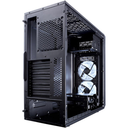 Fractal Design Focus G Caja Mid-Tower Negra con 2 Ventiladores 120mm y Soporte ATX Micro-ATX Mini-ITX