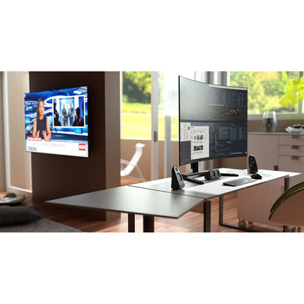 Atdec Soporte Pesado Vertical Doble para Monitores de 24 a 55 Pulgadas Negro