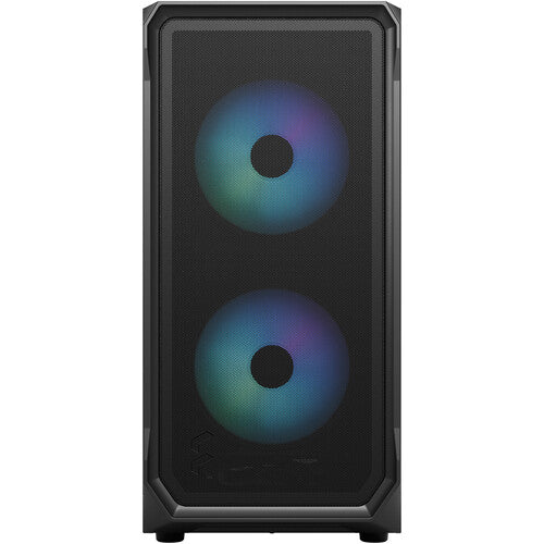 Fractal Design Focus 2 RGB Caja Mid-Tower Negra con Ventana Templada 2 Ventiladores 140mm