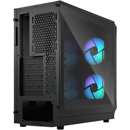 Fractal Design Focus 2 RGB Caja Mid-Tower Negra con Ventana Templada 2 Ventiladores 140mm