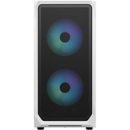 Fractal Design Focus 2 RGB Caja Mid-Tower Blanca Ventana Templado con 2 Ventiladores 140mm
