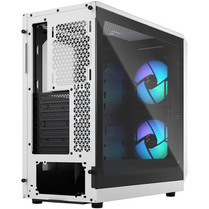 Fractal Design Focus 2 RGB Caja Mid-Tower Blanca Ventana Templado con 2 Ventiladores 140mm
