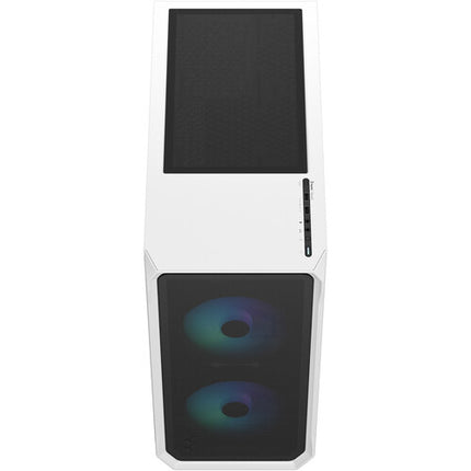 Fractal Design Focus 2 RGB Caja Mid-Tower Blanca Ventana Templado con 2 Ventiladores 140mm