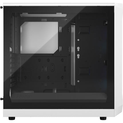 Fractal Design Focus 2 RGB Caja Mid-Tower Blanca Ventana Templado con 2 Ventiladores 140mm