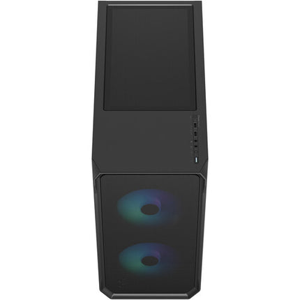 Fractal Design Focus 2 RGB Caja Mid-Tower Negra con Ventana Templada 2 Ventiladores 140mm
