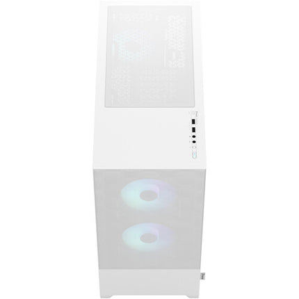 Fractal Design Pop Air RGB Caja Mid-Tower Blanca Vidrio Templado Soporta ATX Mini ITX GPUs 15.9"