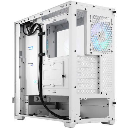 Fractal Design Pop Air RGB Caja Mid-Tower Blanca Vidrio Templado Soporta ATX Mini ITX GPUs 15.9"