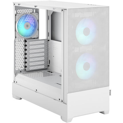 Fractal Design Pop Air RGB Caja Mid-Tower Blanca Vidrio Templado Soporta ATX Mini ITX GPUs 15.9"