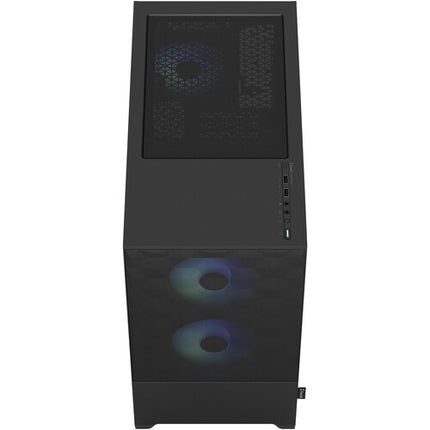 Fractal Design Pop Mini Air Caja para PC Micro-ATX con 3 Ventiladores RGB y Panel Lateral Ventana