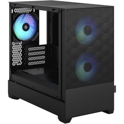 Fractal Design Pop Mini Air Caja para PC Micro-ATX con 3 Ventiladores RGB y Panel Lateral Ventana