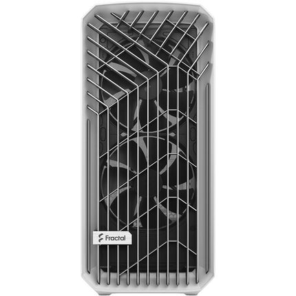 Fractal Design Torrent Caja Mid Tower con Panel Lateral de Vidrio Templado Soporta Radiadores de 16.5 Pulgadas y Tarjetas Gráficas de 18.1 Pulgadas Blanca