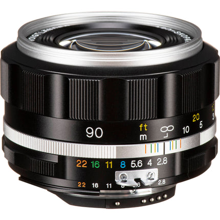 Voigtlander 90mm f/2.8 Apo-Skopar para Nikon AIS F-Mount Lente Manual 52mm