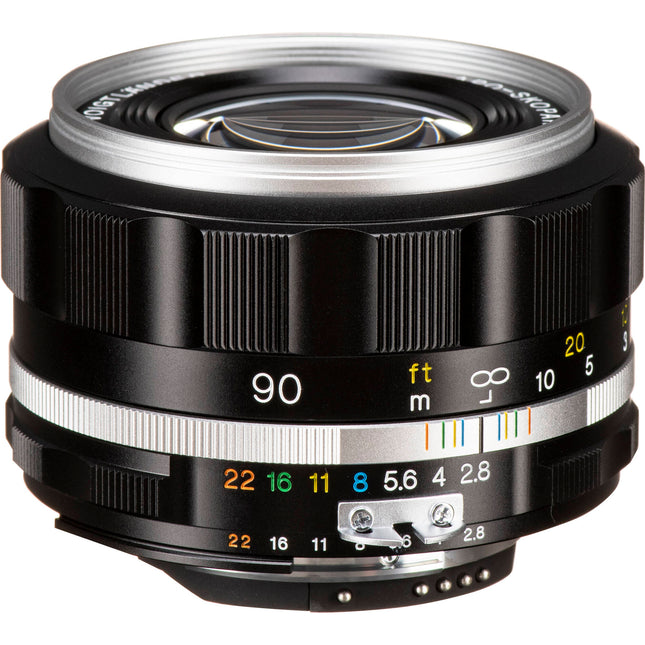 Voigtlander 90mm f/2.8 Apo-Skopar para Nikon AIS F-Mount Lente Manual 52mm