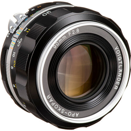 Voigtlander 90mm f/2.8 Apo-Skopar para Nikon AIS F-Mount Lente Manual 52mm