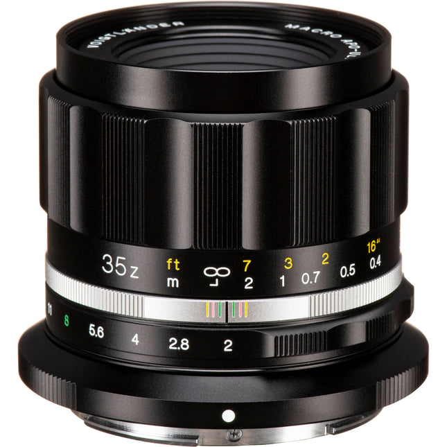 Voigtlander D35mm f/2 Lente Macro Apo-Ultron para Nikon Z Montura con Diafragma de 10 Palas y Enfoque Mínimo de 6.4"