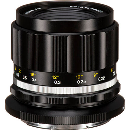 Voigtlander D35mm f/2 Lente Macro Apo-Ultron para Nikon Z Montura con Diafragma de 10 Palas y Enfoque Mínimo de 6.4"